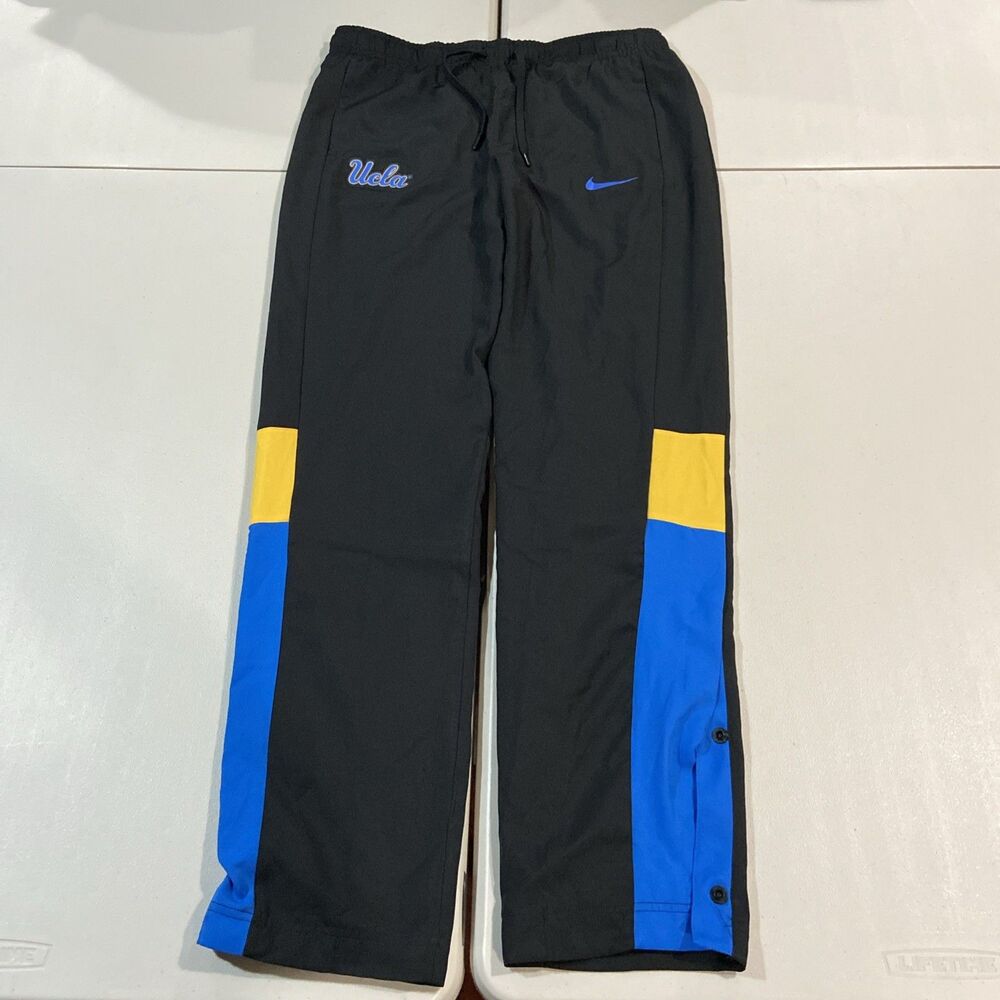 Mens Nike Ucla Bruins Lined Track Pants Large Tall Ankle Snaps DN9533-010